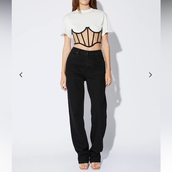 RTA Angelo Corset White Top Small - Picture 5 of 9